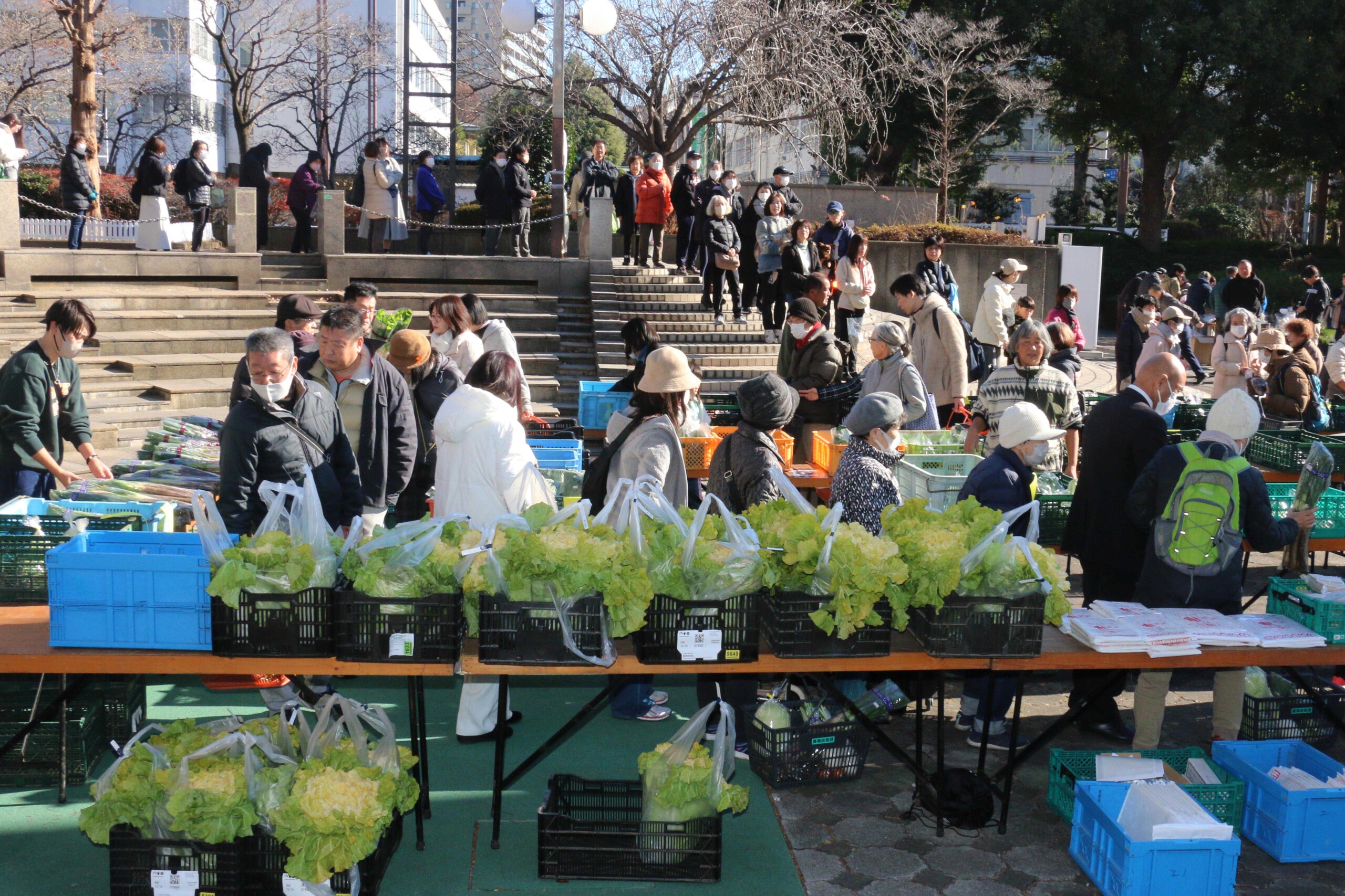 年末恒例イベント、大盛況！（中部営農経済課）